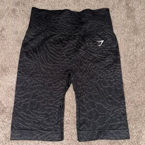Black Gym Shark Biker Shorts